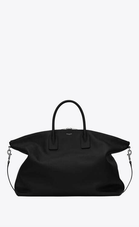 bowling bag ysl|GIANT BOWLING bag in soft grained leather .